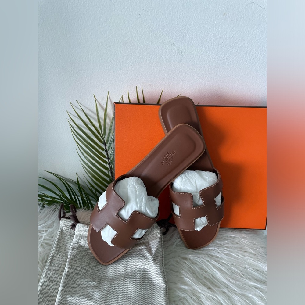 Hermes Oran Sandals (Gold) *Price is firm*